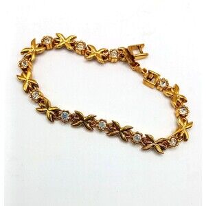Vintage D'Orlan Tennis Bracelet XOXO